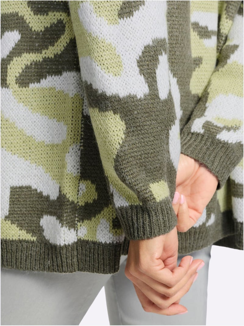 Gilet Jacquard Doux Et Moelleux - Taille Standard - Witt Pistache - Kiabi
