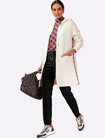 Gilet Jacquard Empiècements Contrastés Modernes - Taille Standard - Helline