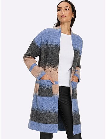 Gilet jacquard joli motif jacquard - taille standard - helline