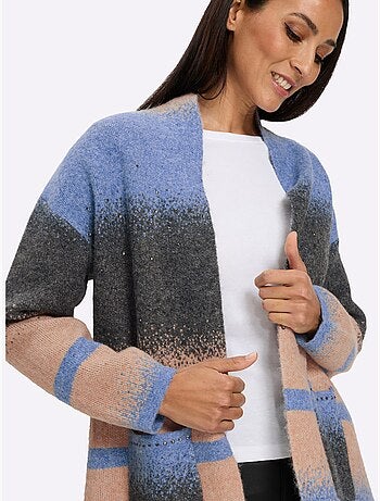 Gilet jacquard joli motif jacquard - taille standard - helline