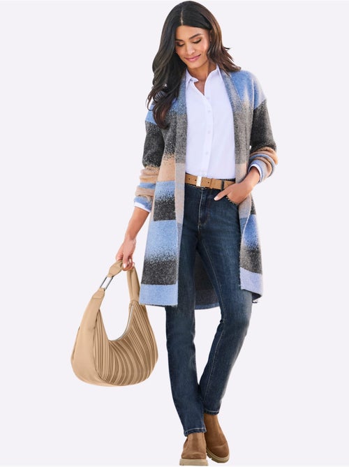 Gilet jacquard joli motif jacquard - taille standard - helline - Kiabi Gilet jacquard joli motif jacquard - taille standard - helline - Kiabi