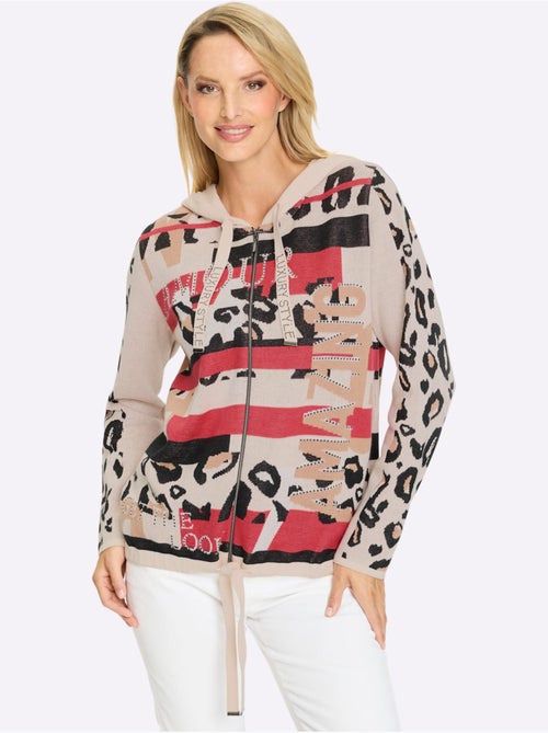 Gilet Jacquard Pur Coton - Taille Standard - Helline - Kiabi