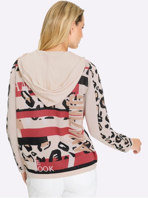 Gilet Jacquard Pur Coton - Taille Standard - Helline - Kiabi