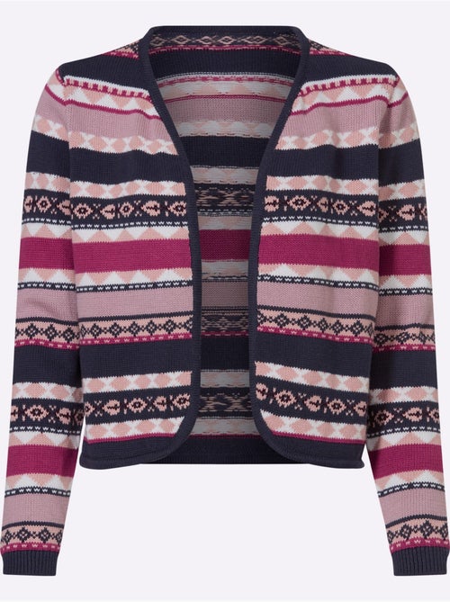 Gilet Jacquard Pur Coton - Taille Standard - Moda Vilona - Kiabi Gilet Jacquard Pur Coton - Taille Standard - Moda Vilona - Kiabi