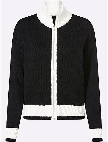 Gilet Joli Aspect Contrasté - Taille Standard - Helline