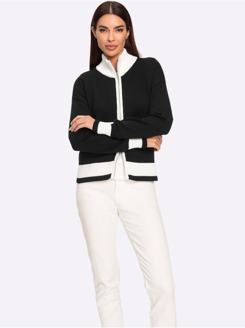 Gilet Joli Aspect Contrasté - Taille Standard - Helline - Kiabi