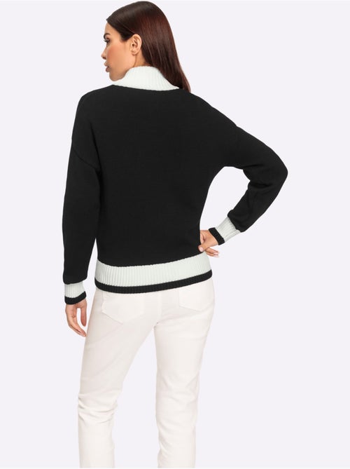 Gilet Joli Aspect Contrasté - Taille Standard - Helline - Kiabi