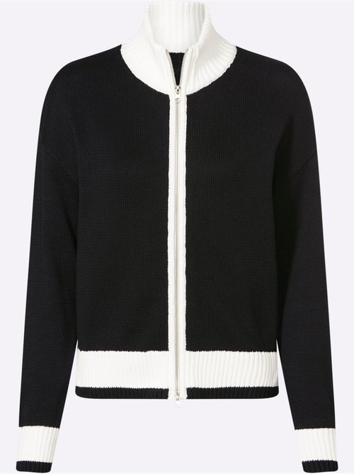 Gilet Joli Aspect Contrasté - Taille Standard - Helline - Kiabi