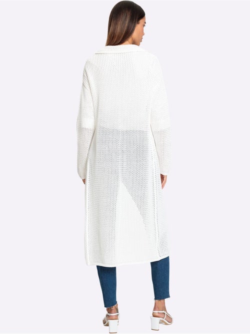 Gilet Joli Motif Ajouré - Taille Standard - Helline - Kiabi Gilet Joli Motif Ajouré - Taille Standard - Helline - Kiabi