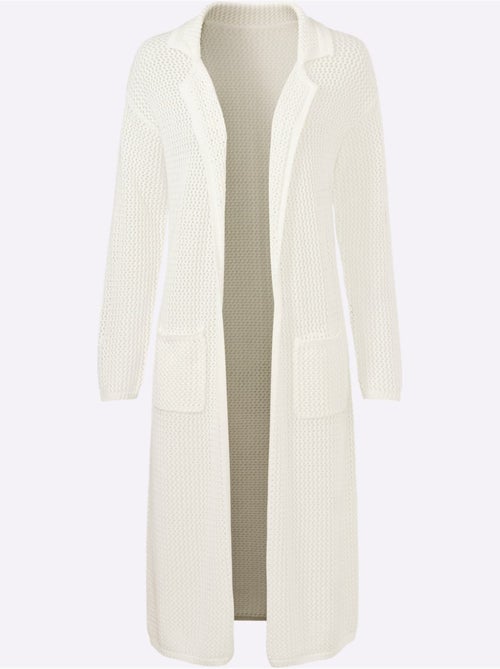 Gilet Joli Motif Ajouré - Taille Standard - Helline - Kiabi Gilet Joli Motif Ajouré - Taille Standard - Helline - Kiabi
