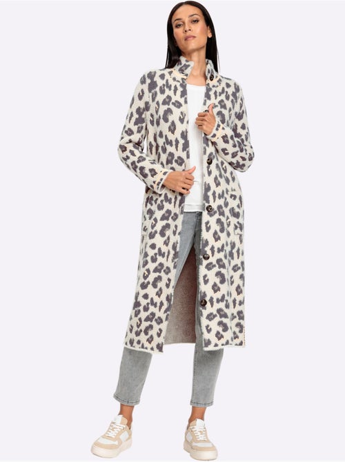 Gilet joli motif léopard - taille standard - helline - Kiabi Gilet joli motif léopard - taille standard - helline - Kiabi
