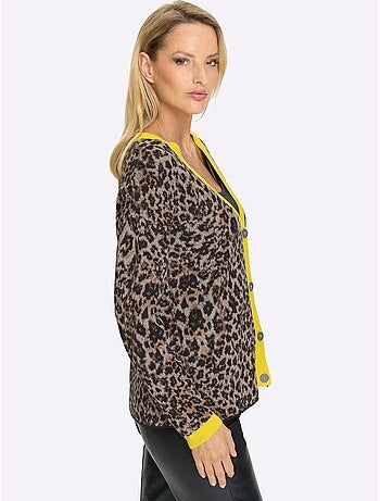 Gilet Joli Motif Léopard - Taille Standard - Helline