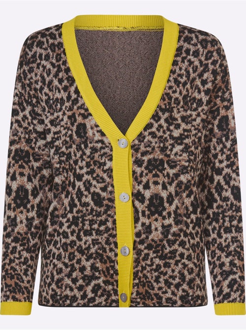 Gilet Joli Motif Léopard - Taille Standard - Helline - Kiabi