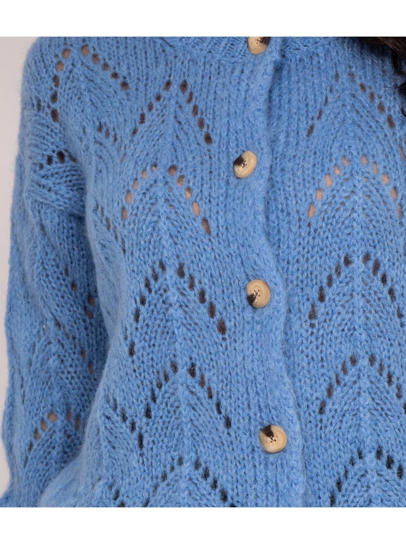 Gilet KAMILIA Bleu - Kiabi