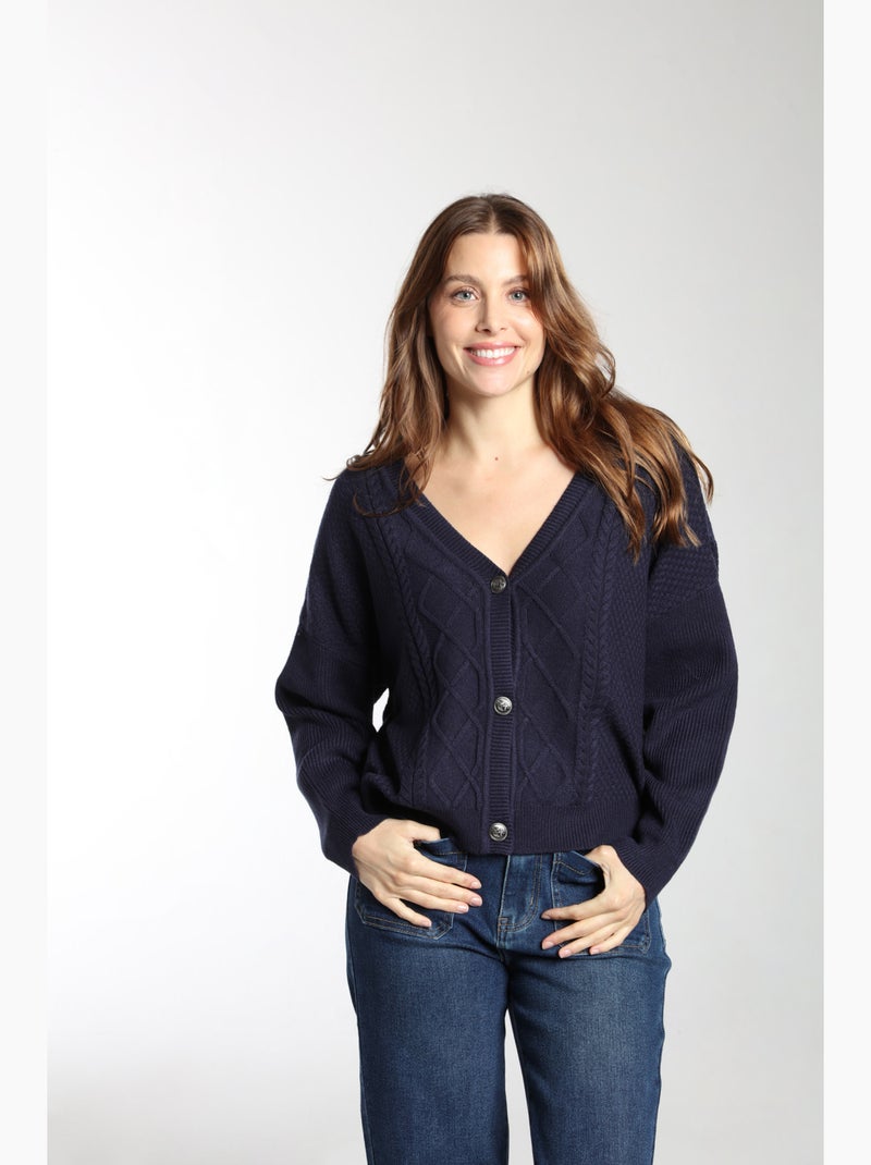 Gilet Karl  | Gerard Pasquier Bleu marine - Kiabi
