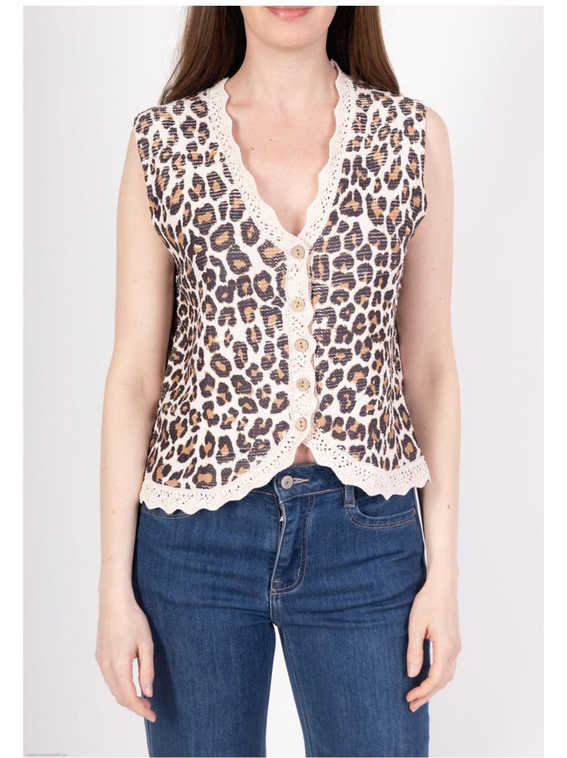 Gilet Kebello Beige - Kiabi