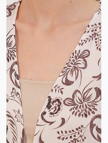 Kimono long imprimé en viscose bdart