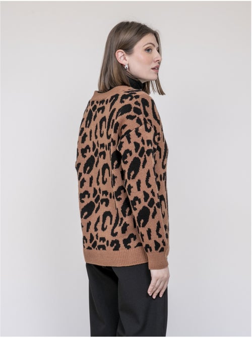 Gilet léopard KATLINE - Kiabi