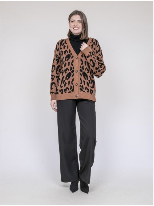 Gilet léopard KATLINE - Kiabi