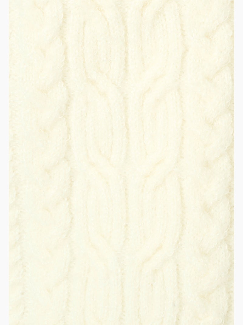 Gilet long à torsades Thermolactyl - Damart Blanc Ecru Blanc - Kiabi