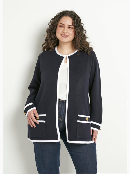 Gilet long bord à bord - afibel - Kiabi Gilet long bord à bord - afibel - Kiabi