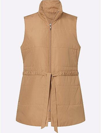 Gilet long doublée et matelassée - taille standard - moda vilona