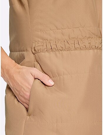 Gilet long doublée et matelassée - taille standard - moda vilona