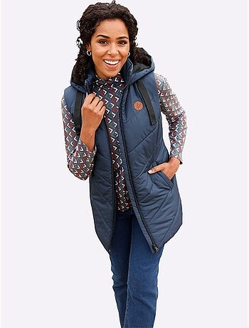 Gilet long doublure et garnissage chaud - taille standard - moda vilona