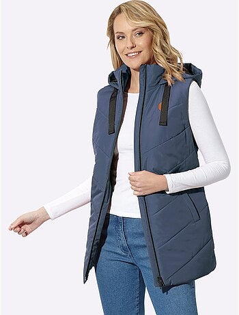 Gilet long doublure et garnissage chaud - taille standard - moda vilona