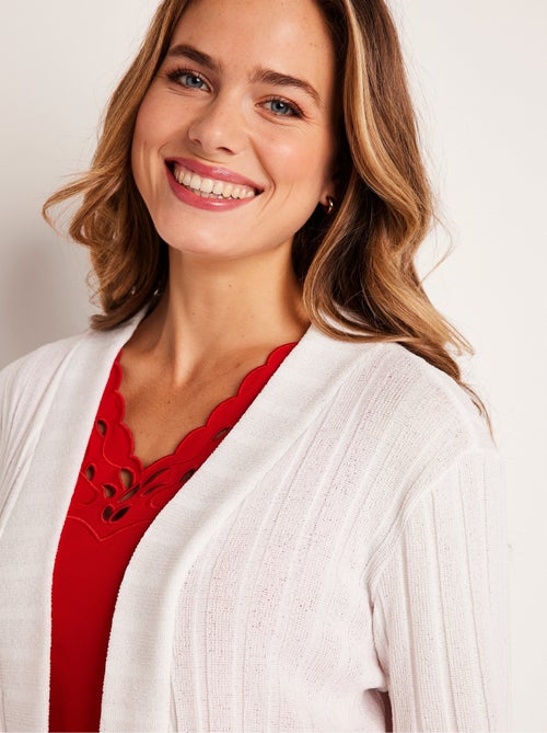 Gilet long droit - Afibel - Kiabi