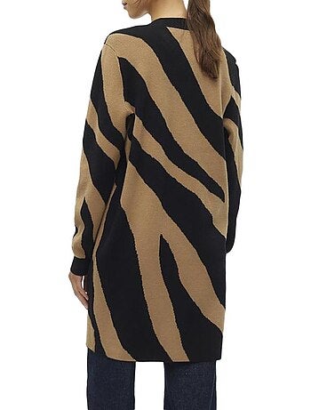 Gilet Long Imprimé Femme Vero Moda
