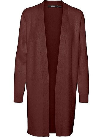 Gilet Long Imprimé Femme Vero Moda Nancy Open