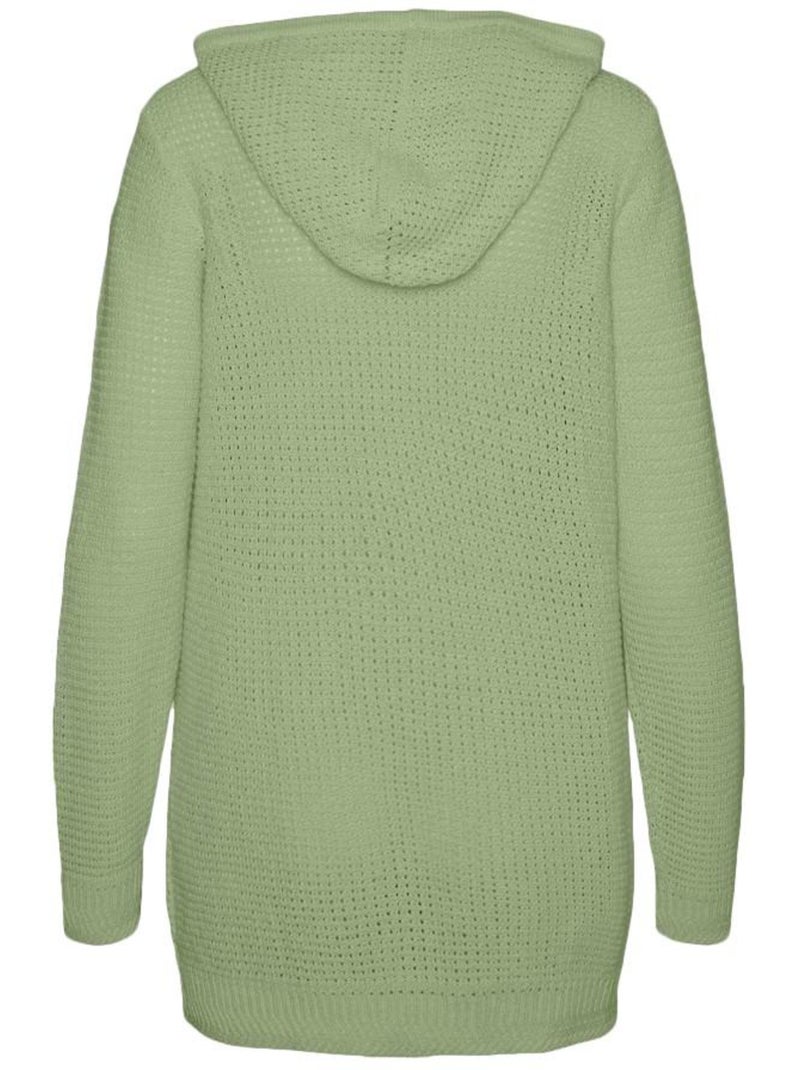 Gilet Long  Femme Vero Moda Skyla Vert - Kiabi