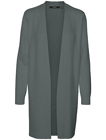 Gilet Long Imprimé Femme Vero Moda