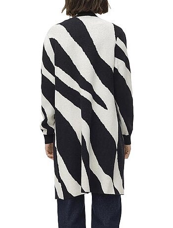 Gilet Long Imprimé Femme Vero Moda
