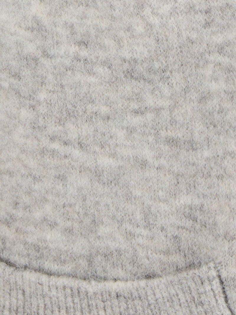 Gilet long jacquard Thermolactyl - Damart Gris - Kiabi