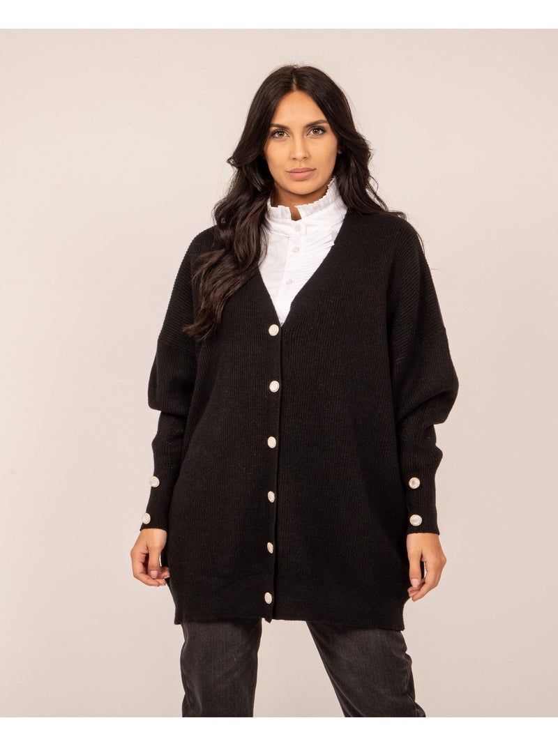 Gilet long KANEA Noir - Kiabi