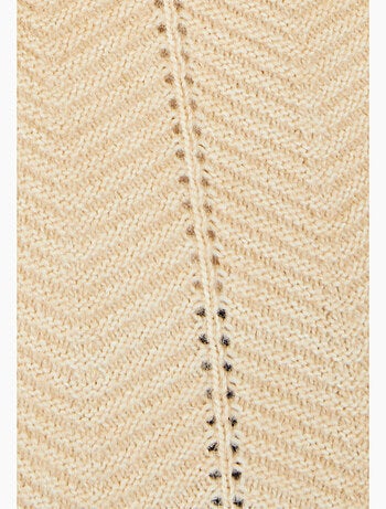 Gilet long maille fantaisie - Damart