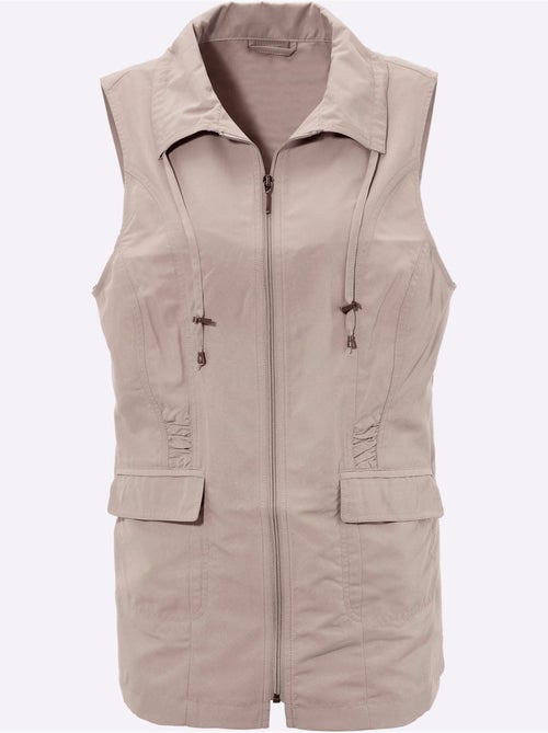 Gilet Long Microfibre Facile D'entretien - Taille Standard - Moda Vilona - Kiabi Gilet Long Microfibre Facile D'entretien - Taille Standard - Moda Vilona - Kiabi