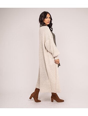 Gilet long ouvert KILIAN