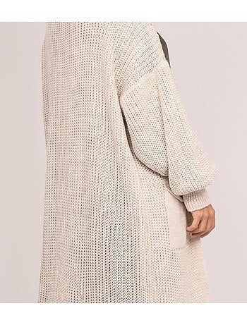 Gilet long ouvert KILIAN