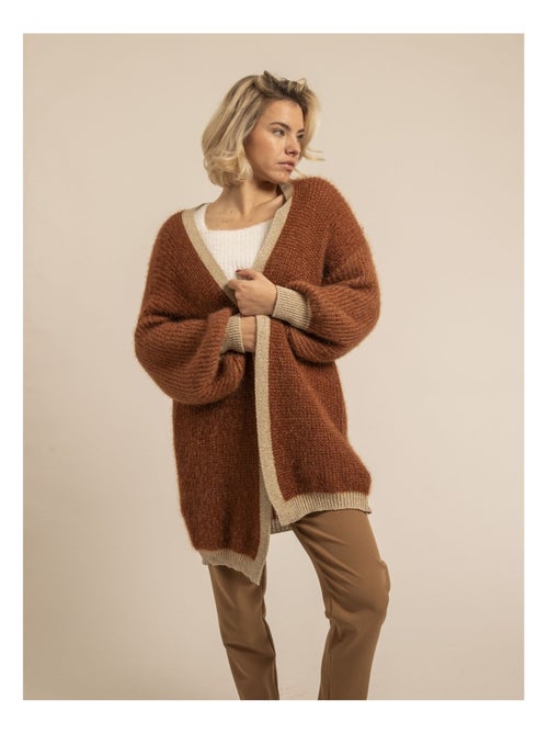 Gilet long ouvert KODY - Kiabi