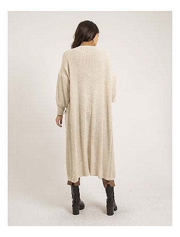 Gilet long ouvert KORFA