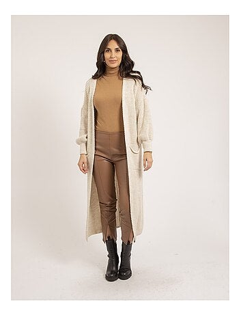 Gilet long ouvert KORFA
