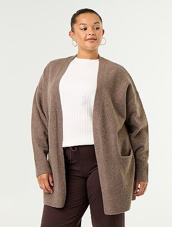Gilet long ouvert