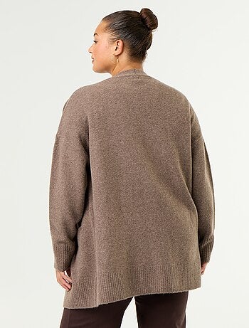 Gilet long ouvert