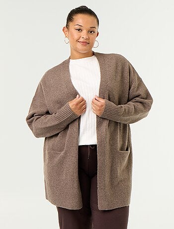 Gilet long ouvert