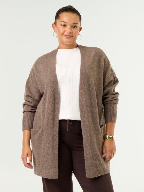 Gilet long ouvert - Kiabi Gilet long ouvert - Kiabi
