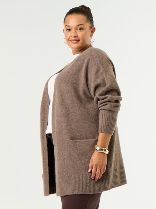 Gilet long ouvert - Kiabi Gilet long ouvert - Kiabi