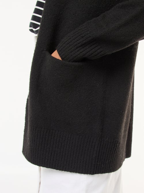 Gilet long ouvert - Kiabi